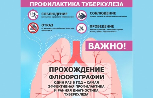 Профилактика распространения туберкулеза, заразных кожных болезней 